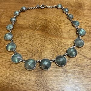 Georgian Collet Necklace Anna Wintour Art Glass Ann Taylor Loft signed